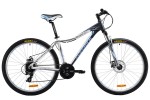 Велосипед MAVERICK 27,5' хардтейл, рама алюминий, Diver 3.0 диск, темно-серый/белый, 24 ск., 18'